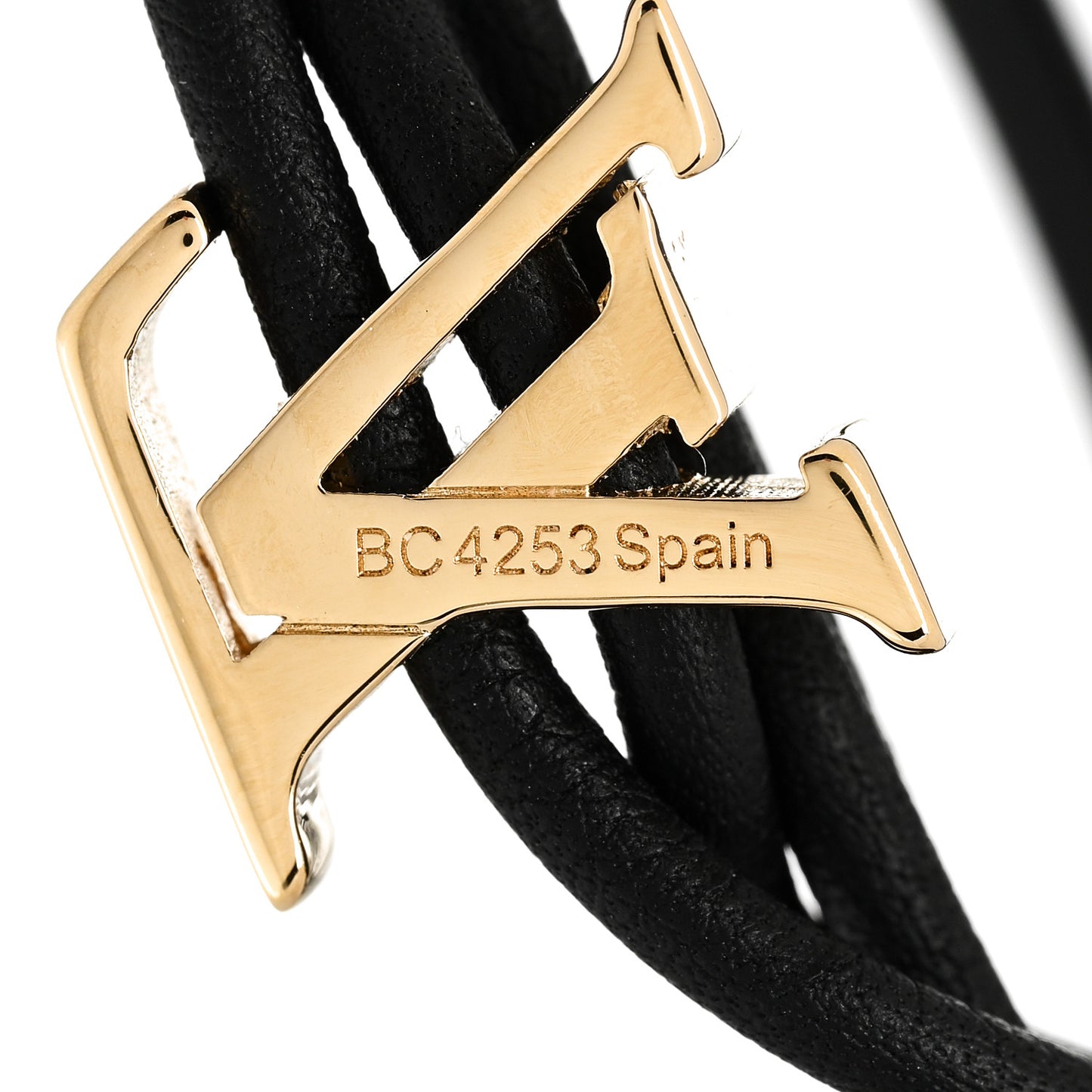 Calfskin Bloom Bracelet Black