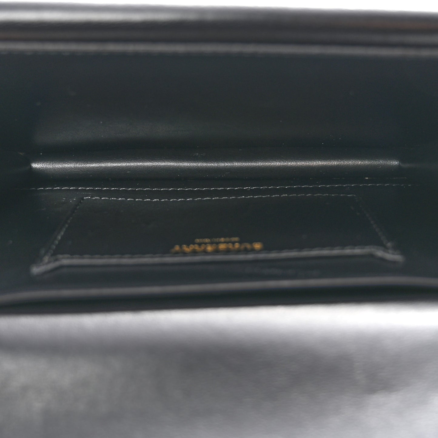 Smooth Calfskin Quilted Check TB Envelope Belt Bag Black