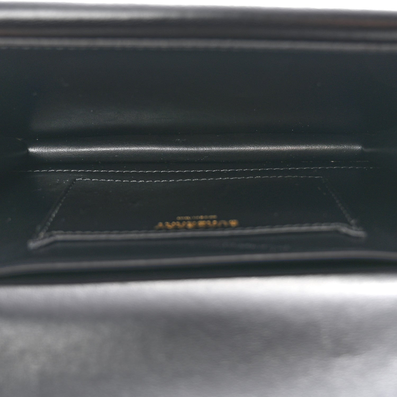 Burberry Smooth Calfskin Quilted Check TB Envelope Belt Bag Black 5 of 14