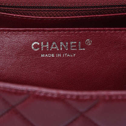 Chanel Caviar Quilted Jumbo Single Flap Dark Red 6 of 15