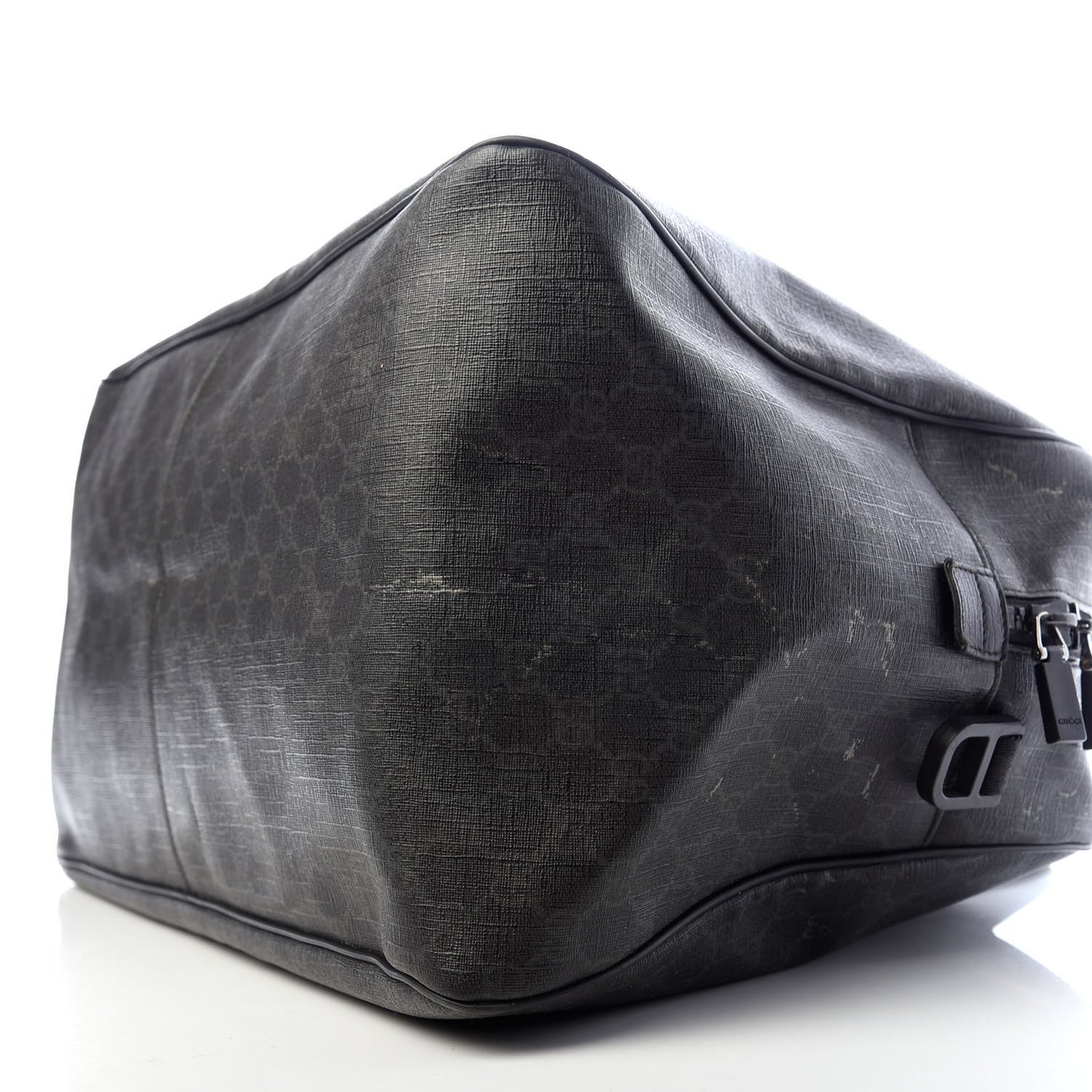 GG Supreme Monogram Large Duffle Black Grey