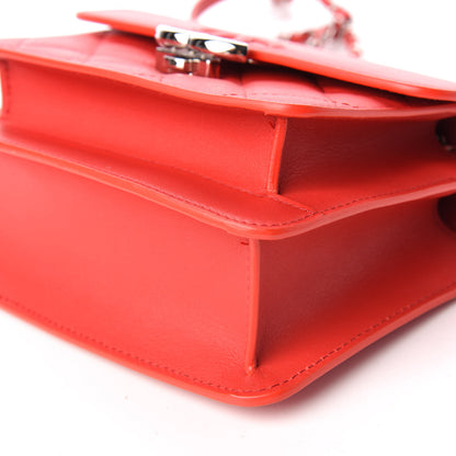 Chanel Lambskin Quilted Small CC Box Top Handle Flap Red 8 of 10