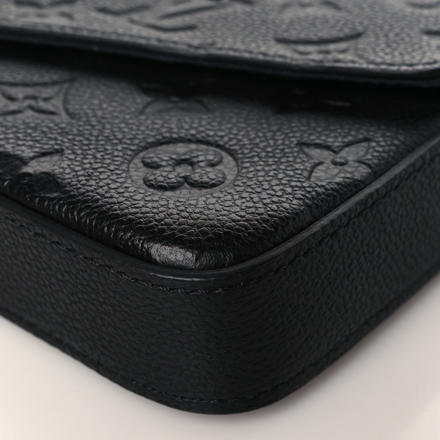 Louis Vuitton Empreinte Pochette Felicie Chain Wallet Black 8 of 8