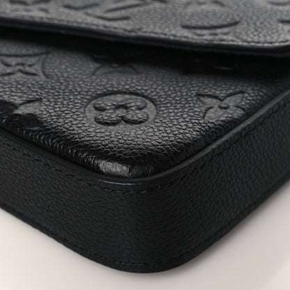Louis Vuitton Empreinte Pochette Felicie Chain Wallet Black 8 of 8