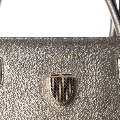 Christian Dior Metallic Grained Calfskin Medium Diorever Flap Gold 8 of 9