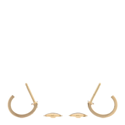 Cartier 18K Yellow Gold Small LOVE Hoop Earrings 3 of 5