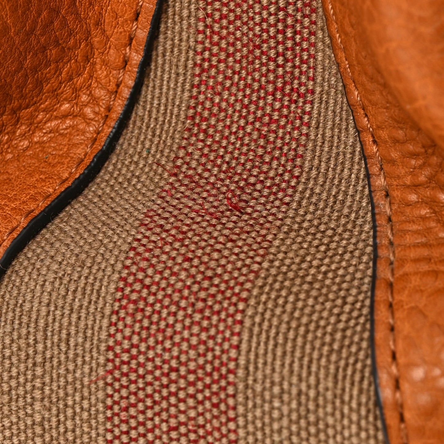 Grainy Calfskin House Check Small Maidstone Saddle Brown