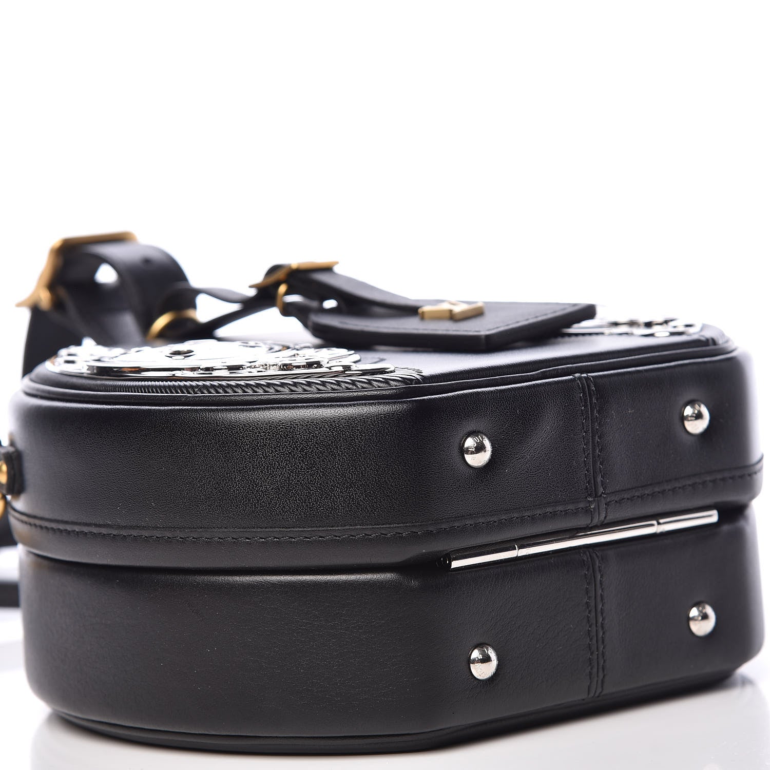 Louis Vuitton Epi Metallic West Petite Boite Chapeau Black 9 of 10