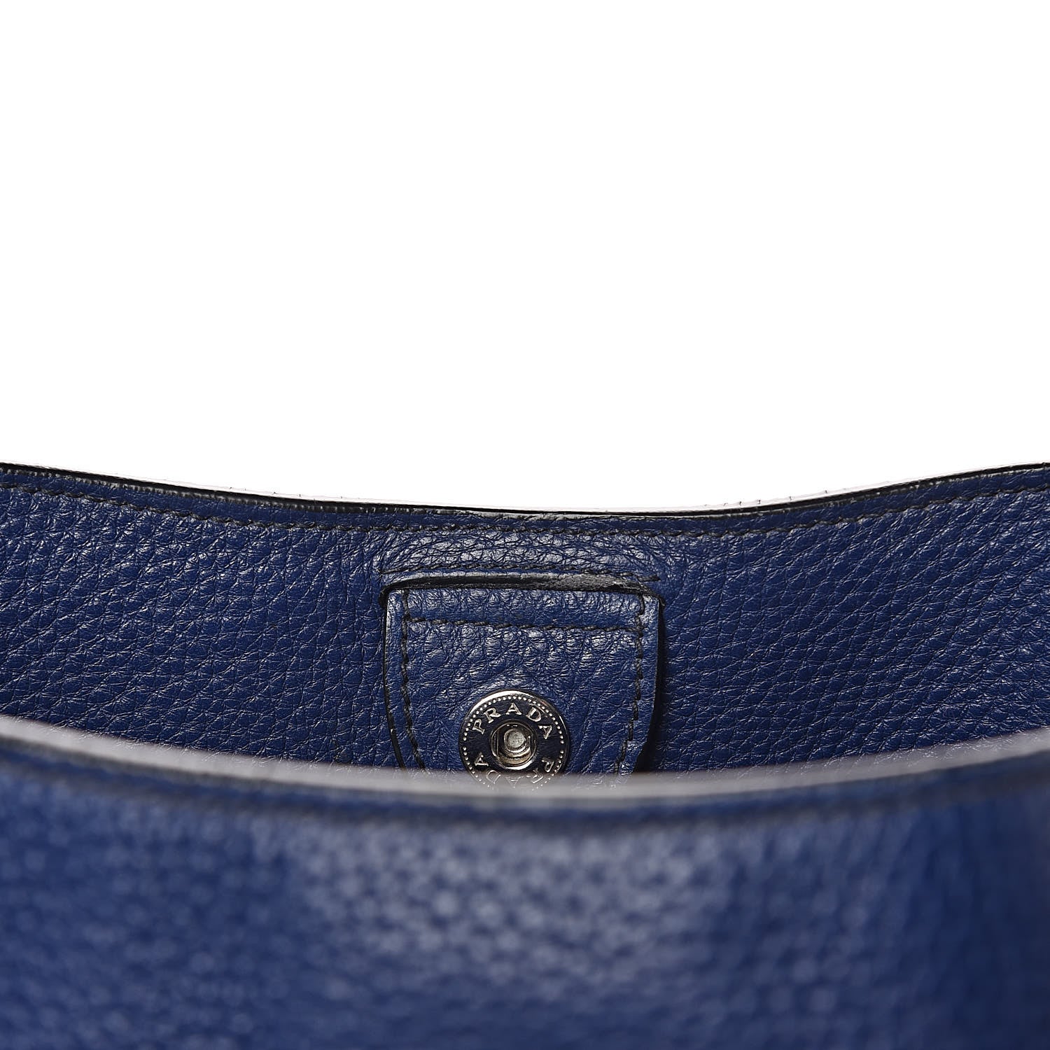 Prada Vitello Daino Side Pocket Tote Inchiostro 17 of 25