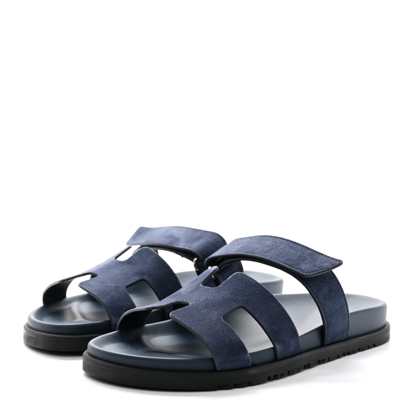 Suede Goatskin Womens Chypre Sandals 40 Bleu Celeste