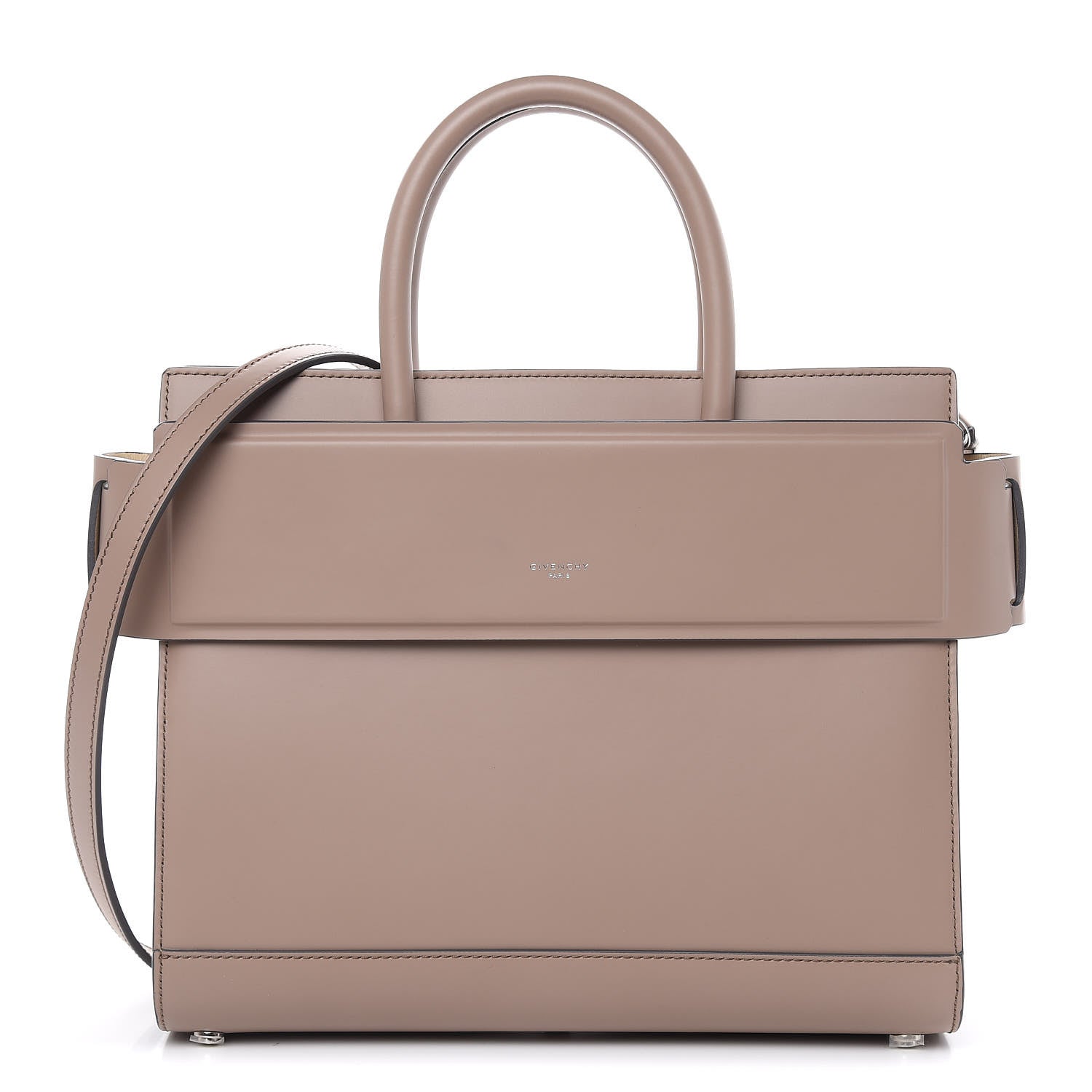 Givenchy Smooth Calfskin Small Horizon Satchel Linen 1 of 9