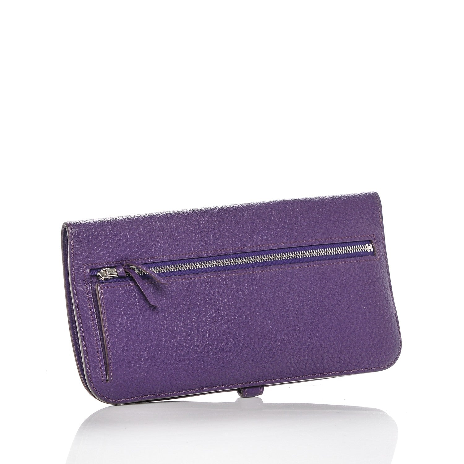 Hermes Togo Dogon Recto Verso Wallet Iris 3 of 7