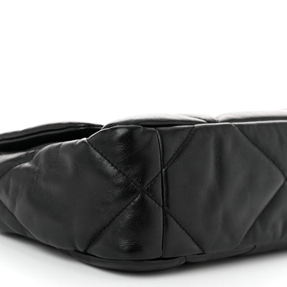 Chanel Lambskin Quilted Medium Chanel 19 Flap Black 9 of 10
