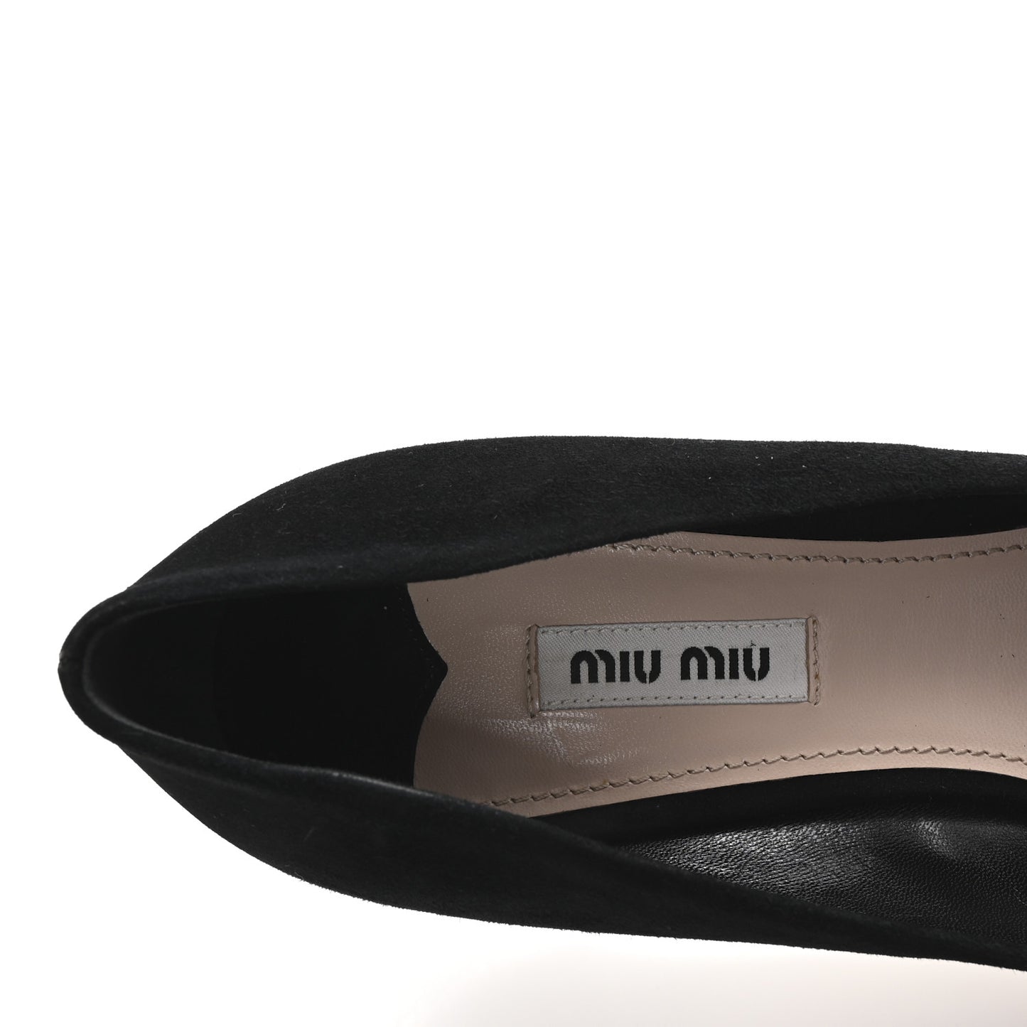 Suede Grossgrain Bow Kitten Heel Pump 39.5 Black