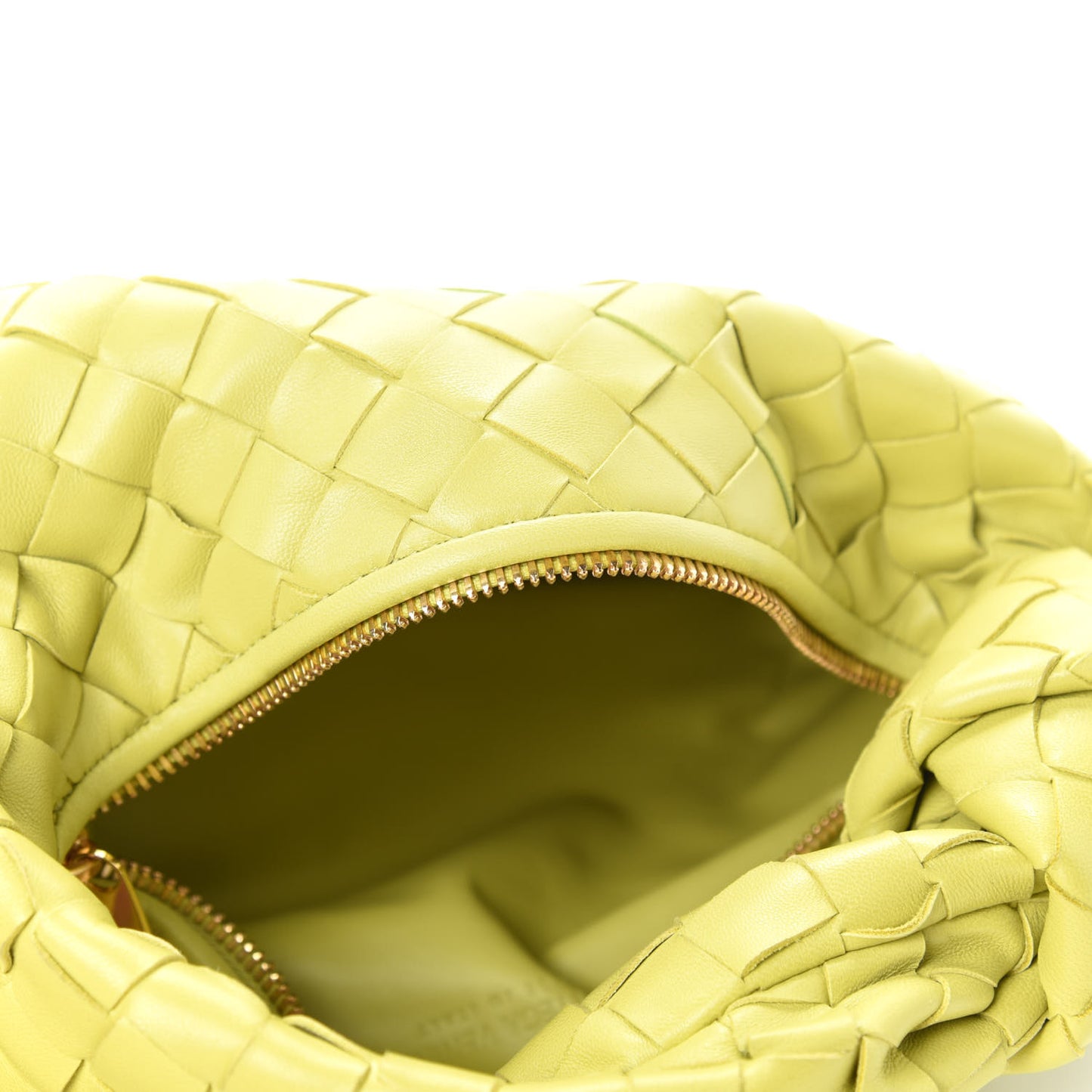 Nappa Intrecciato Mini Jodie Kiwi