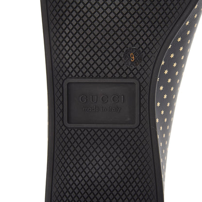 Gucci X SEGA Calfskin GUCCY Stars Mens Falacer Sneakers 9 Black 9 of 12
