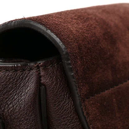 Chloe Suede Calfskin Small Faye Backpack Carbon Brown 19 of 21