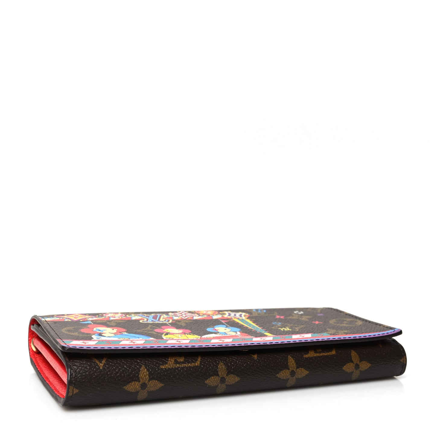 Monogram 2020 Christmas Animation Sarah Wallet Coquelicot
