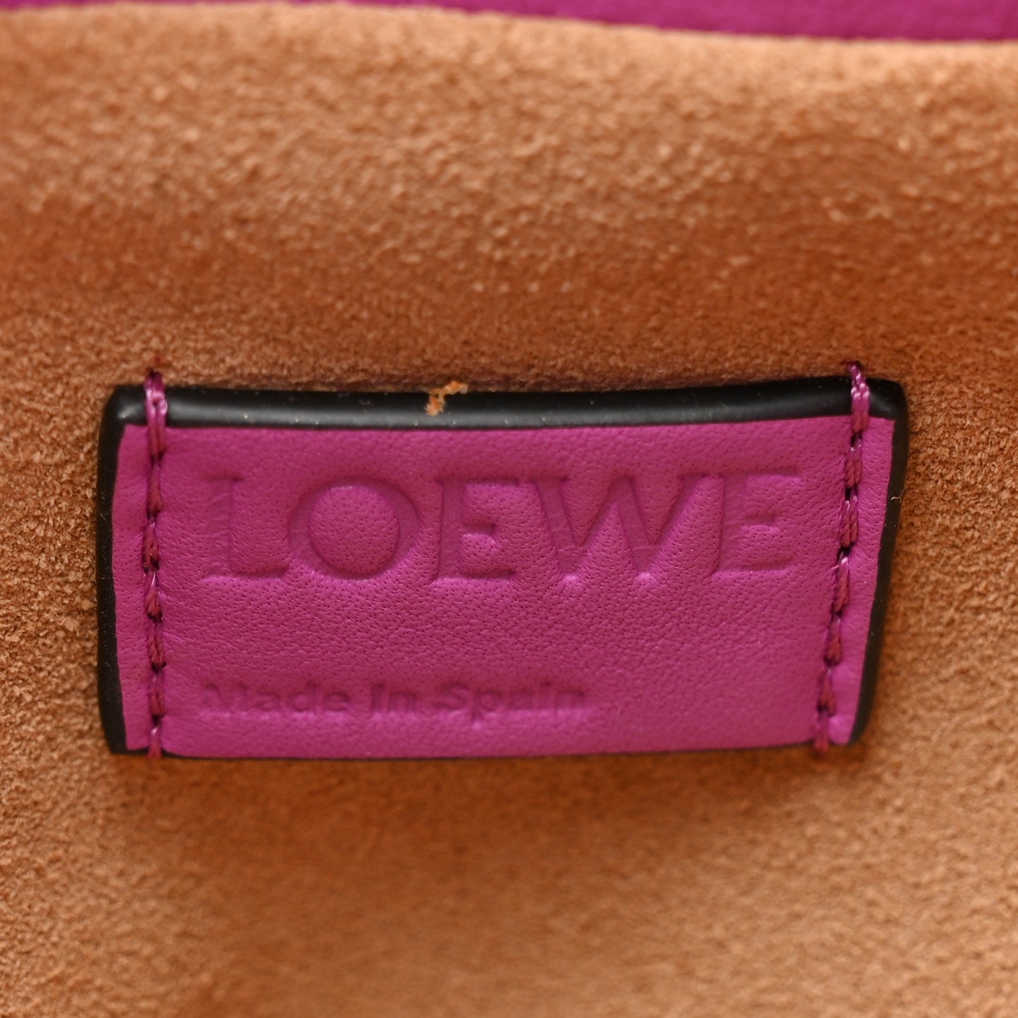 Nappa Medium Flamenco Knot Bag Purple
