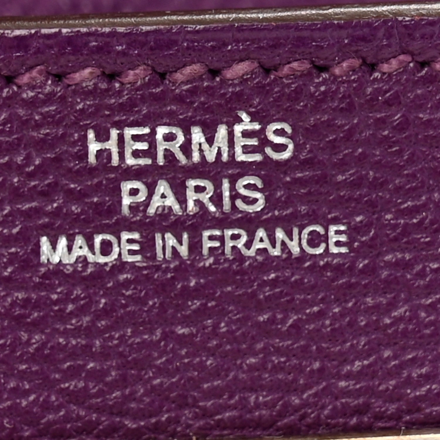 Hermes Chevre Mysore Kelly Longue Wallet Violet 6 of 11