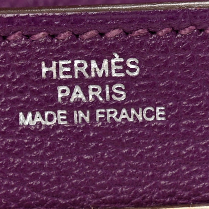 Hermes Chevre Mysore Kelly Longue Wallet Violet 6 of 11