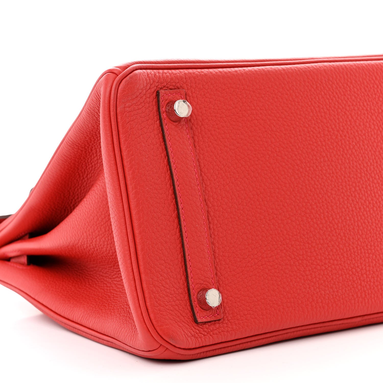 Hermes Togo BIRKIN 30 Rouge Casaque 9 of 10