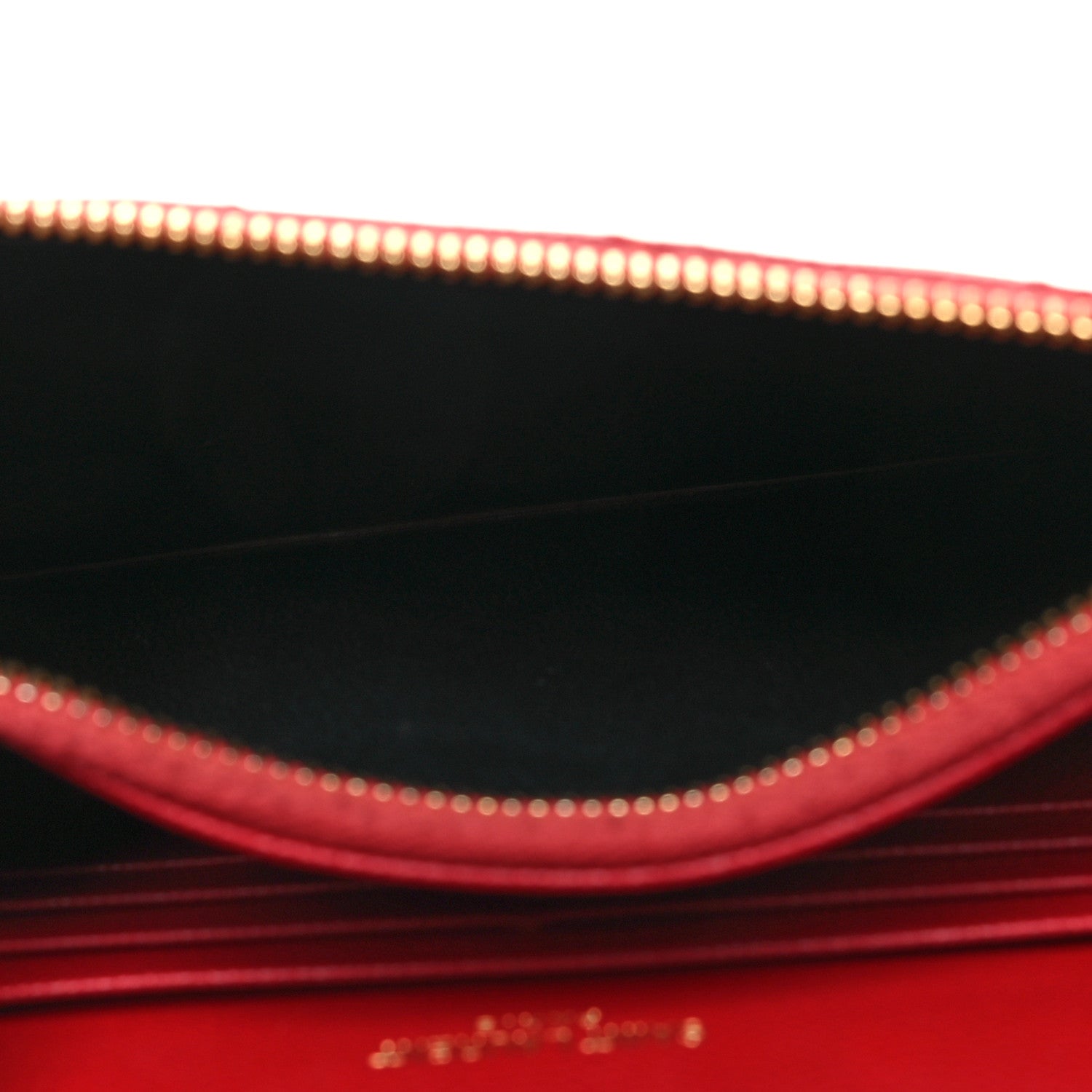 Saint Laurent Grain De Poudre Matelasse Chevron Monogram Envelope Chain Wallet New Red 6 of 18