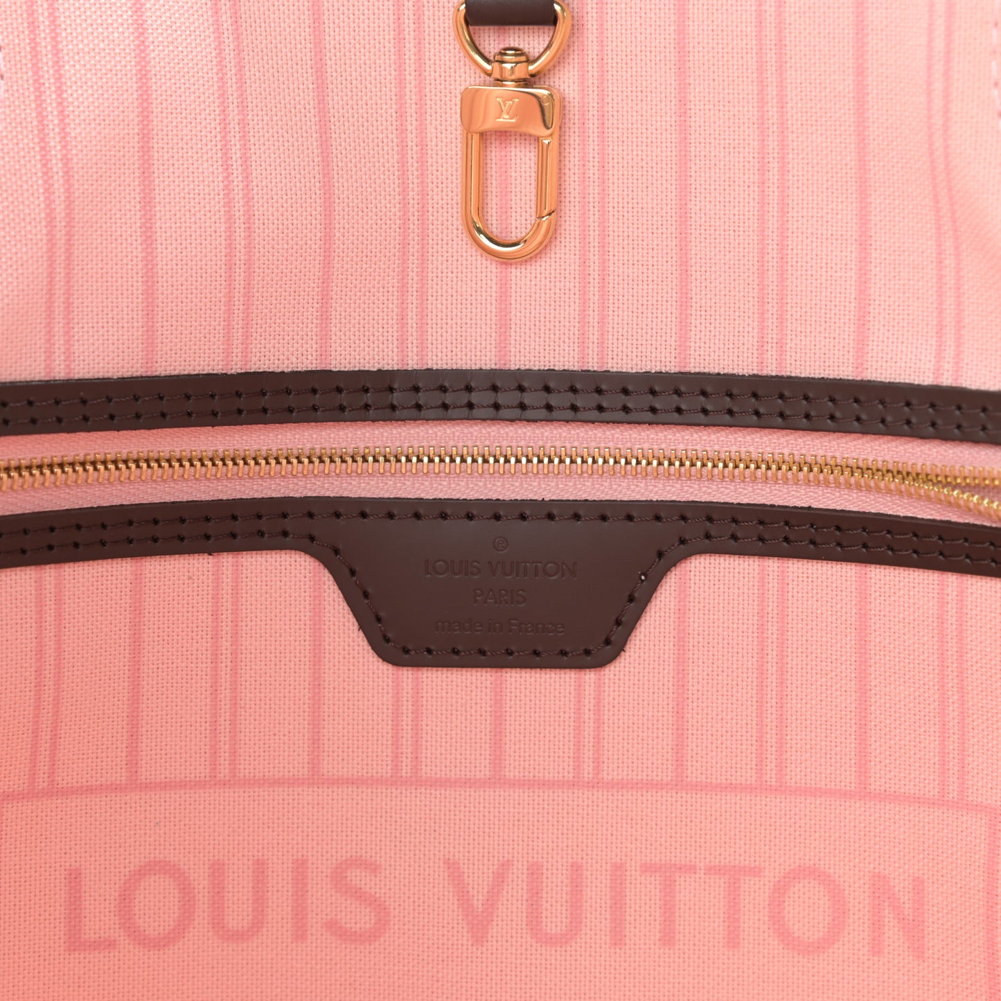 Damier Ebene Neo Neverfull MM Rose Ballerine