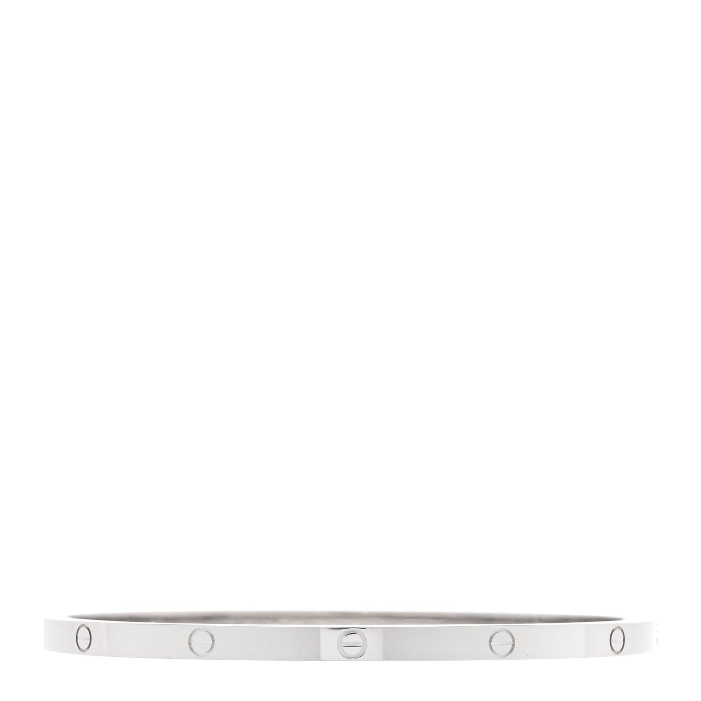 18K White Gold Small LOVE Bracelet 18