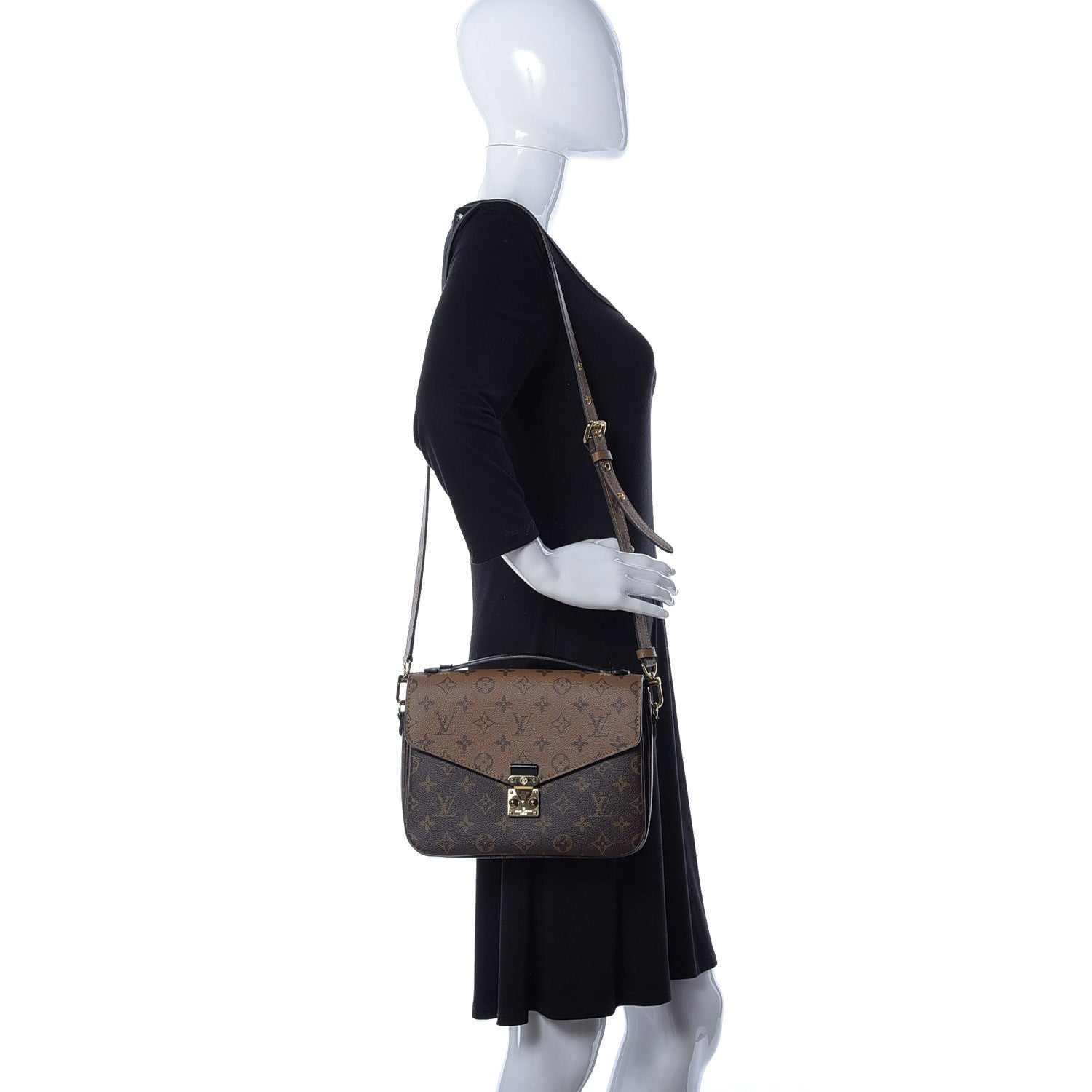 Louis Vuitton Reverse Monogram Pochette Metis 2 of 11