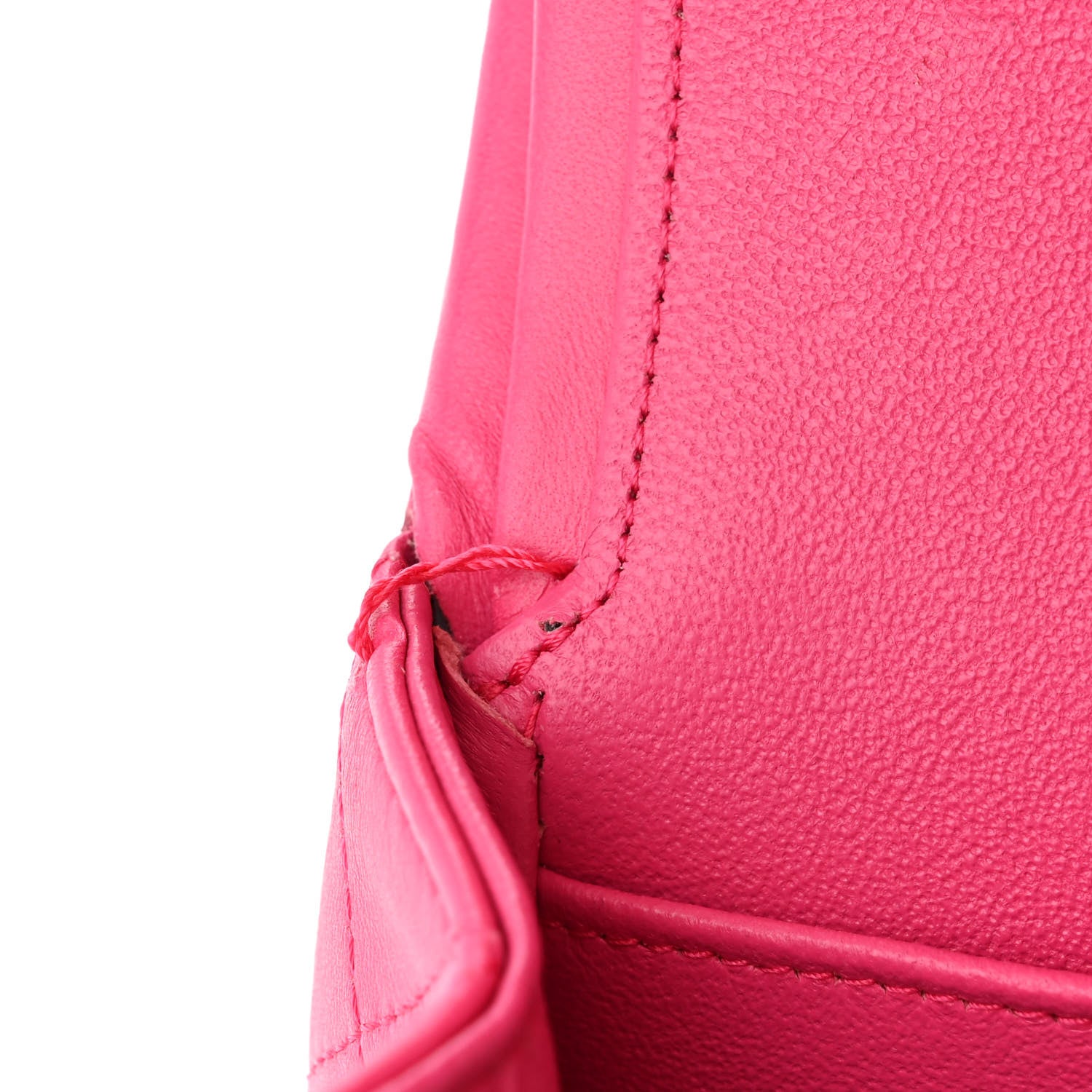Chanel Lambskin Quilted Jumbo Double Flap Dark Pink 12 of 12