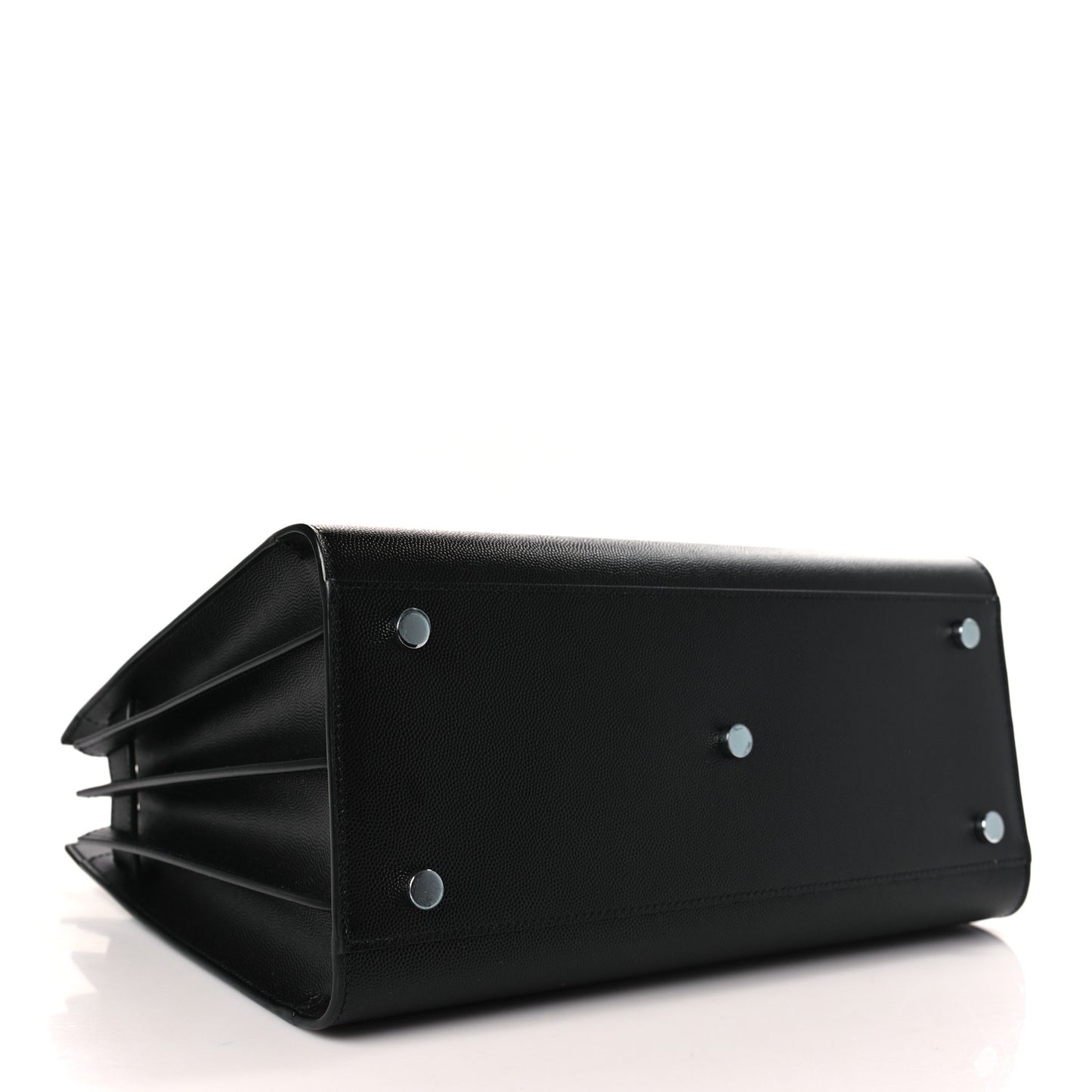 Grained Calfskin Small Sac De Jour Black