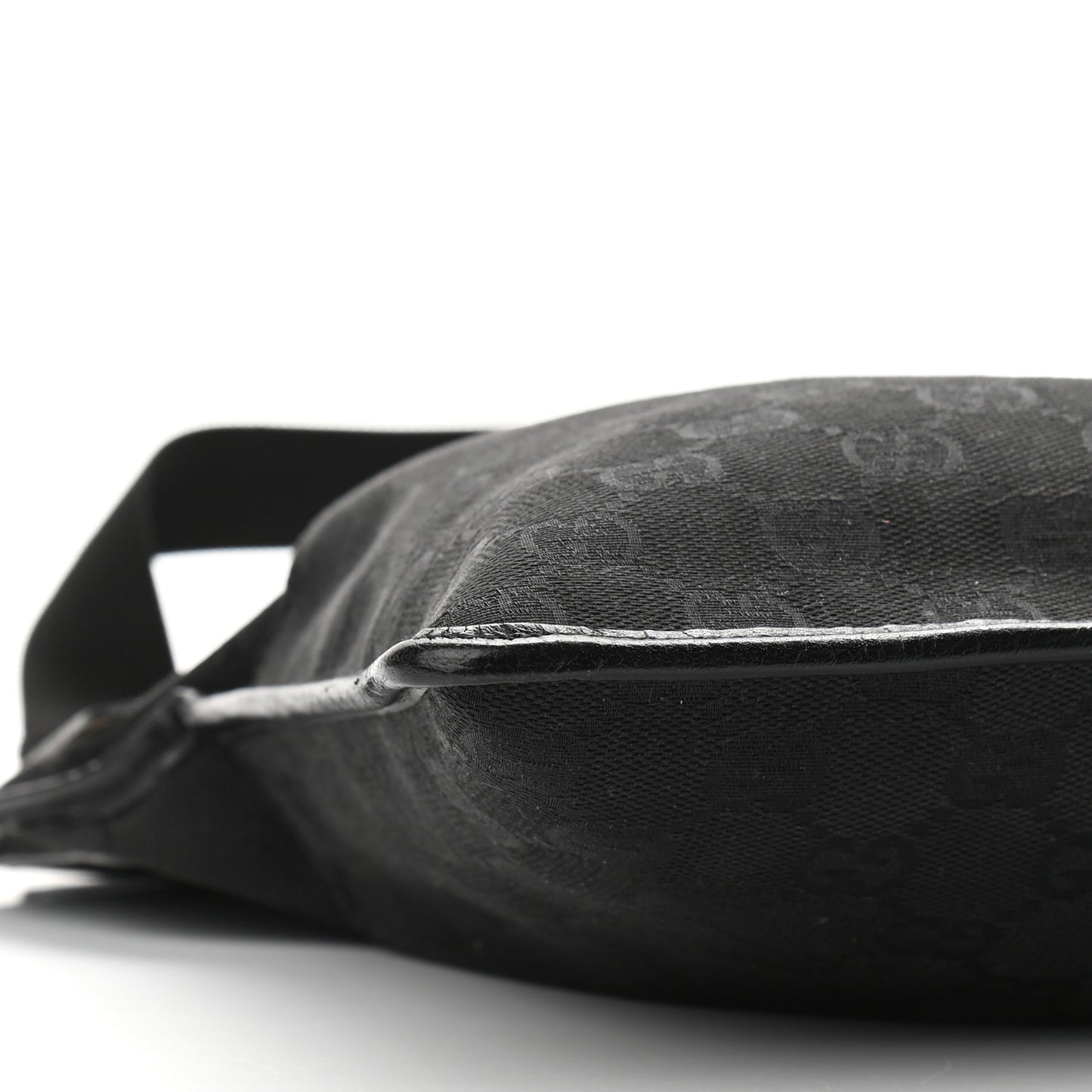 GG Monogram Messenger Crossbody Bag Black
