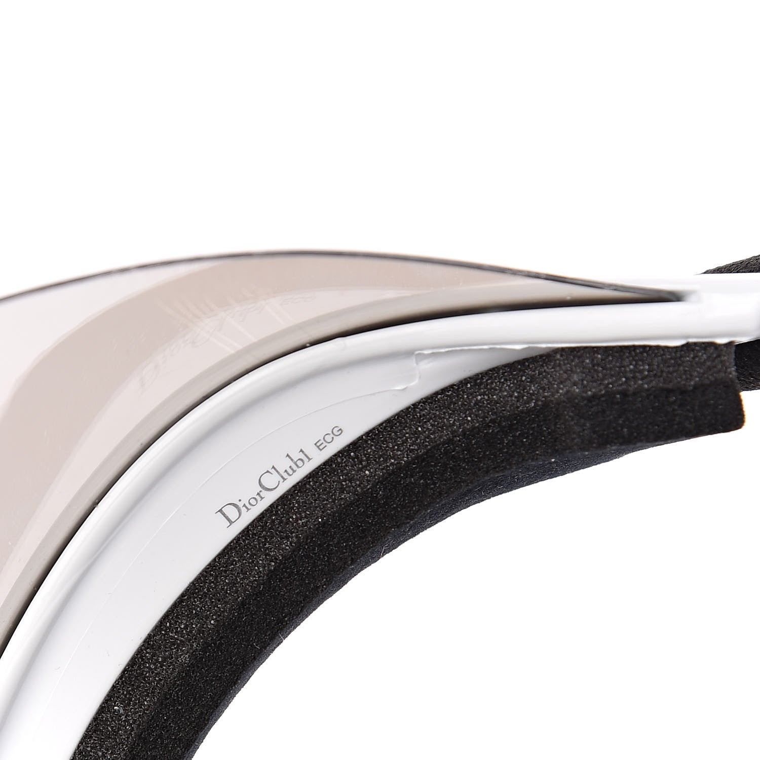 Christian Dior Mirrored DiorClub1 Sun Visor Black 6 of 7