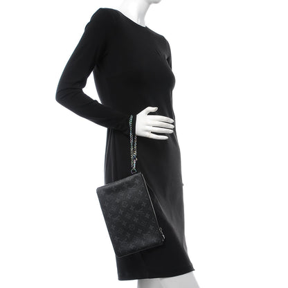 Louis Vuitton Monogram Eclipse Fragment Design iPad Pouch 2 of 8