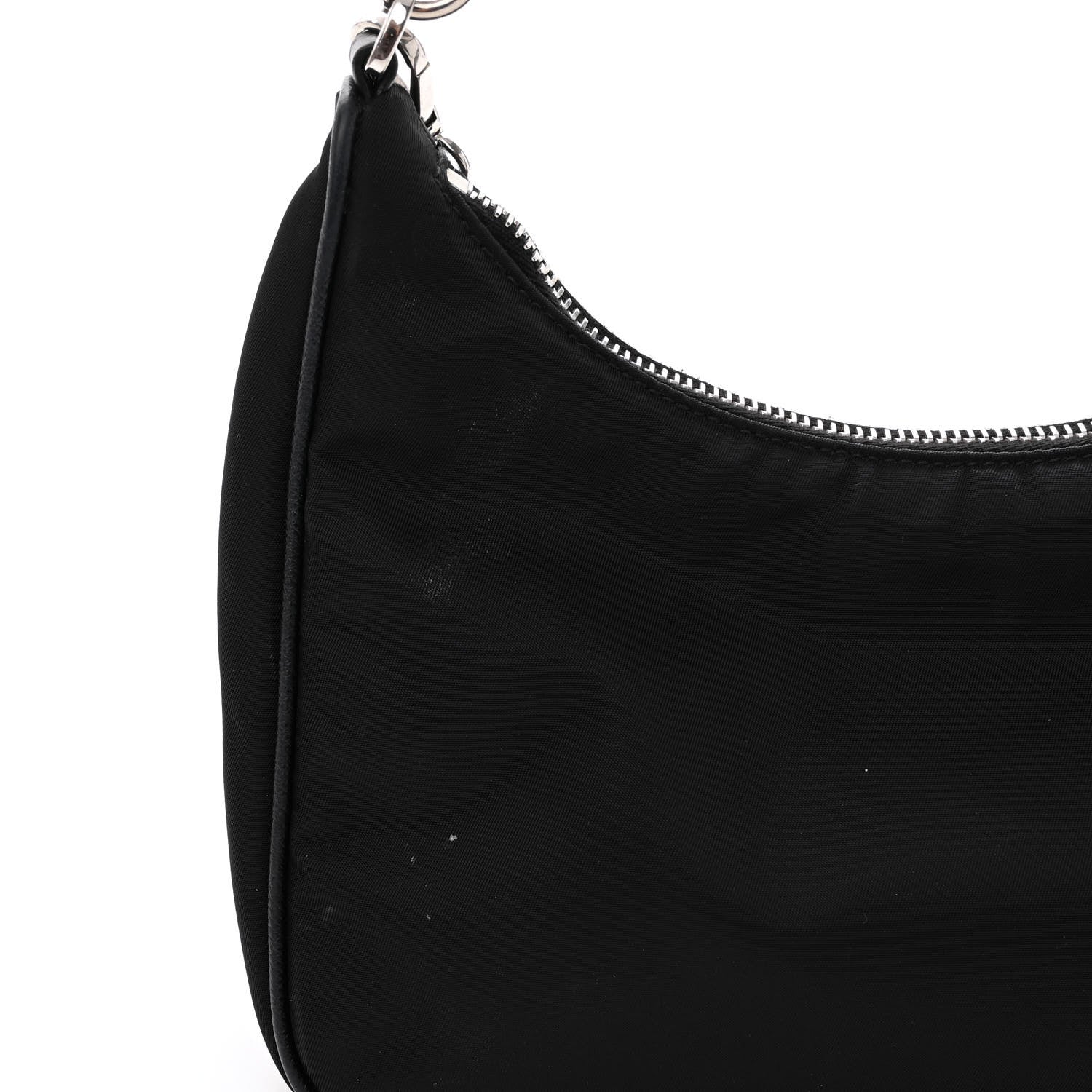 Prada Nylon Re-Edition 2005 Shoulder Bag Black 10 of 12
