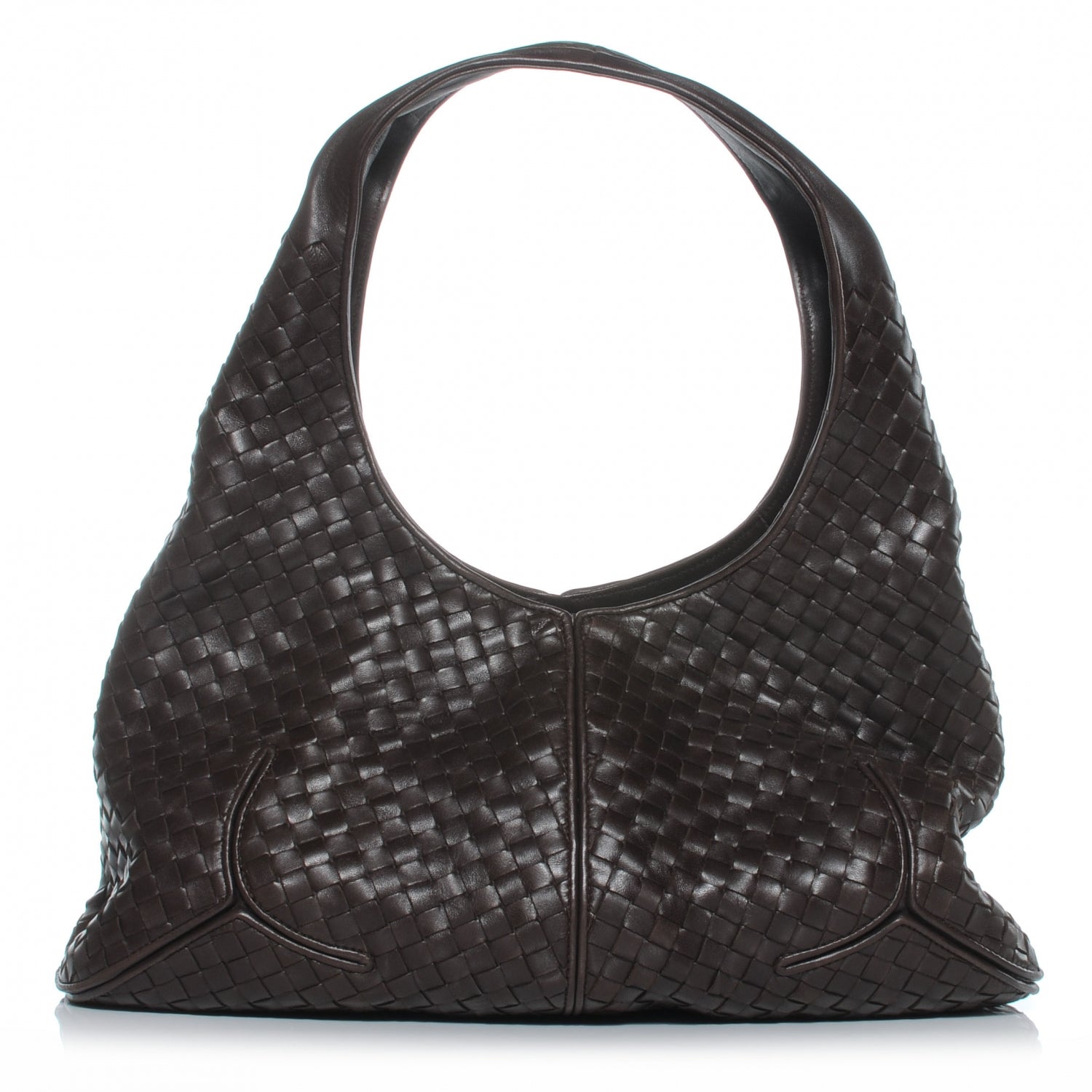 Bottega Veneta Nappa Intrecciato Ball Hobo Ebano 1 of 8