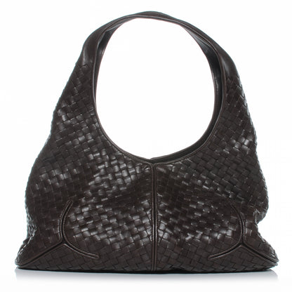 Bottega Veneta Nappa Intrecciato Ball Hobo Ebano 1 of 8