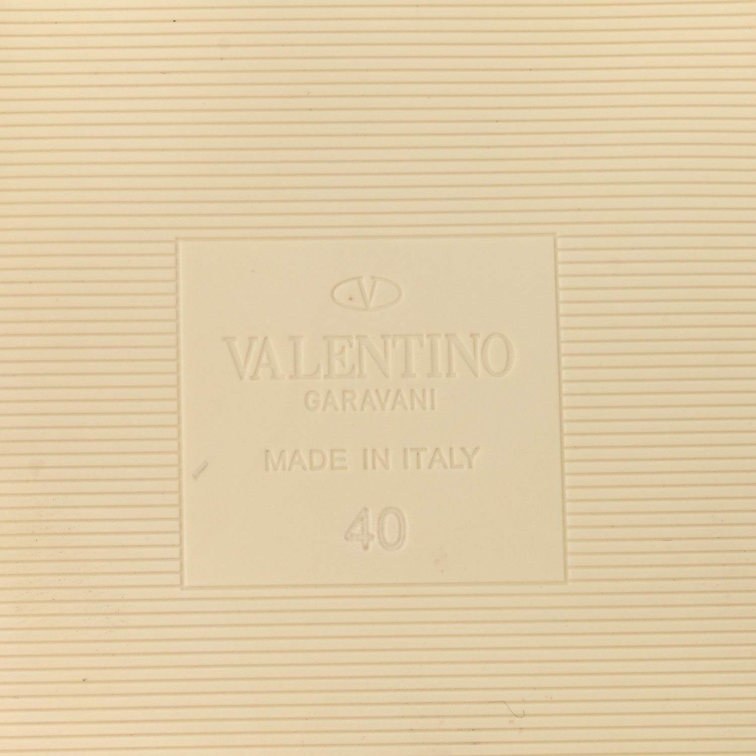 Valentino Garavani Calfskin Roman Stud Slide Sandals 40 Light Ivory 7 of 10