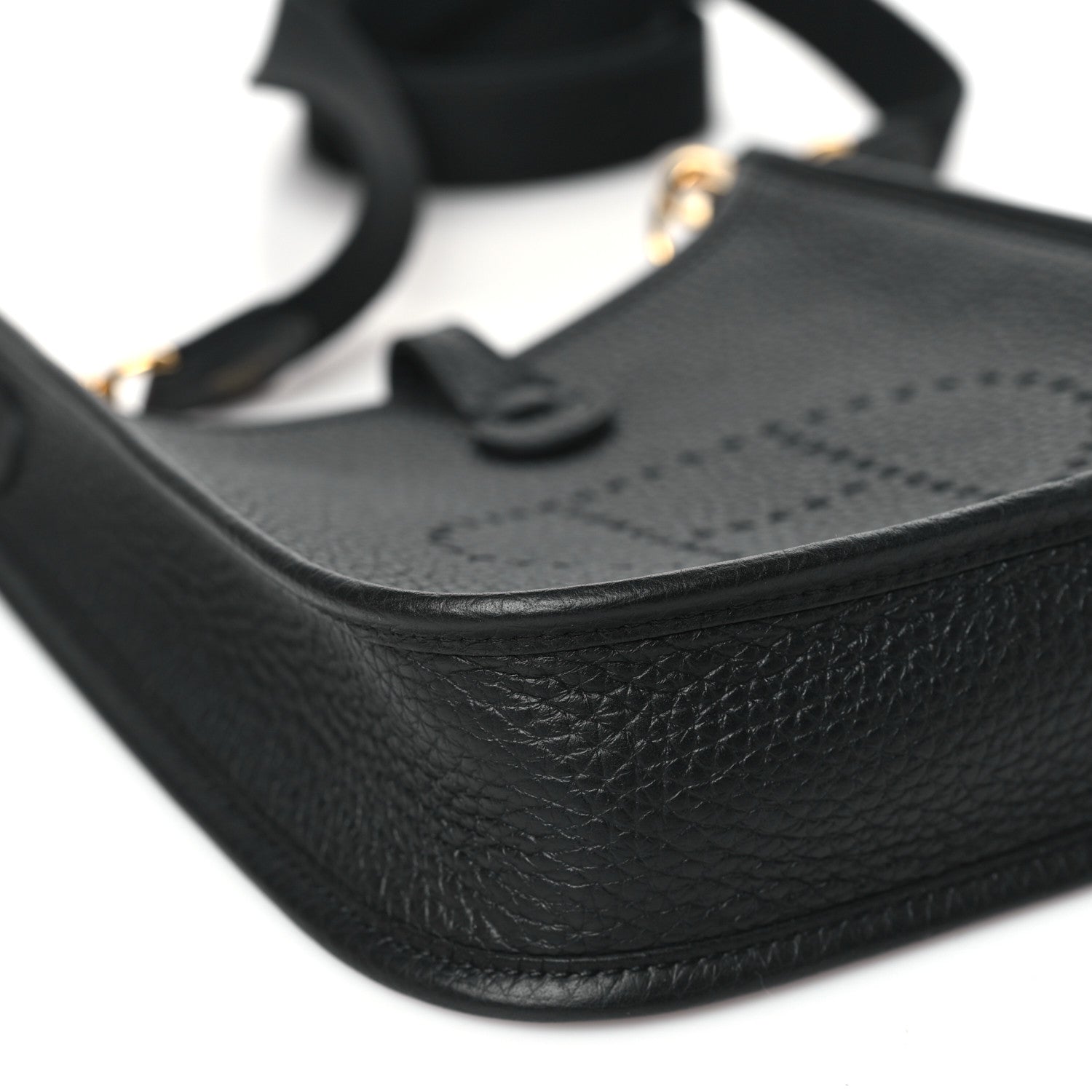 Hermes Taurillon Clemence Evelyne TPM Black 9 of 10