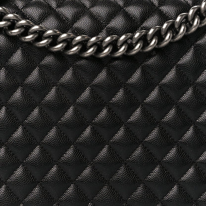 Chanel Caviar Quilted Large Boy Flap Black 8 of 11