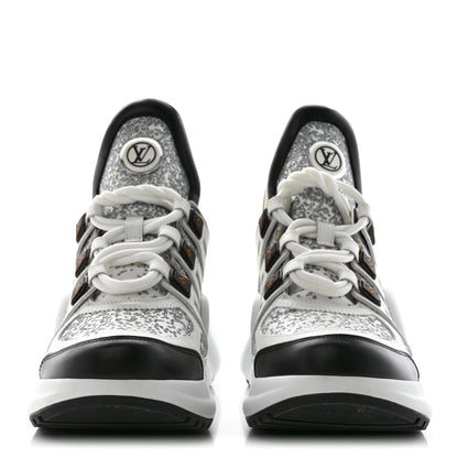 Louis Vuitton Monogram Calfskin LV Archlight Sneakers 39 White 2 of 12