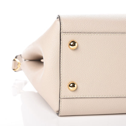 Burberry Soft Grain Calfskin Medium Buckle Tote Limestone 6 of 10