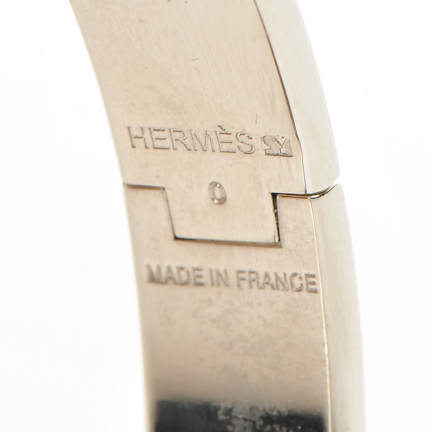 Enamel Narrow Clic Clac H Bracelet PM Black