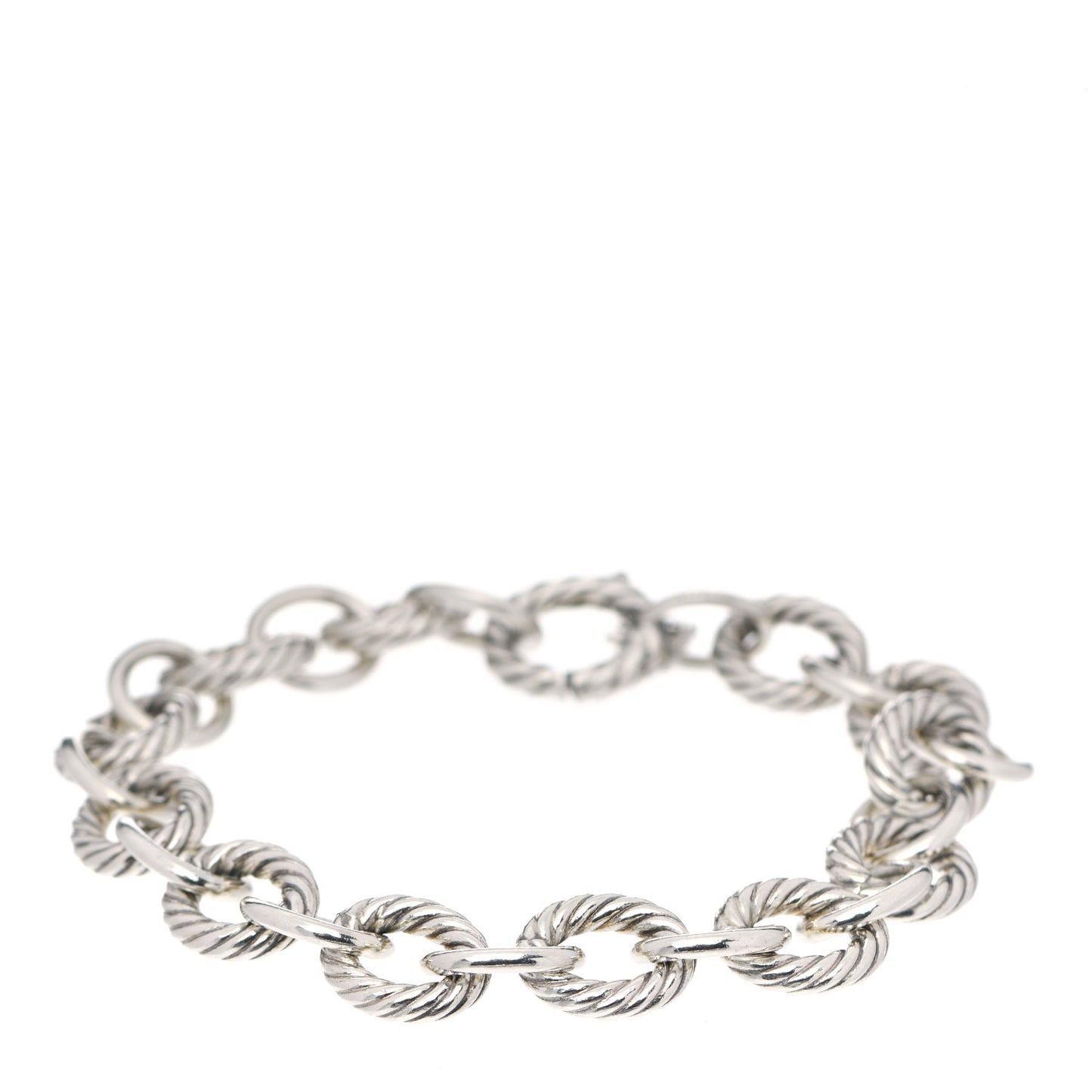 Sterling Silver 10mm Medium Oval Link Bracelet