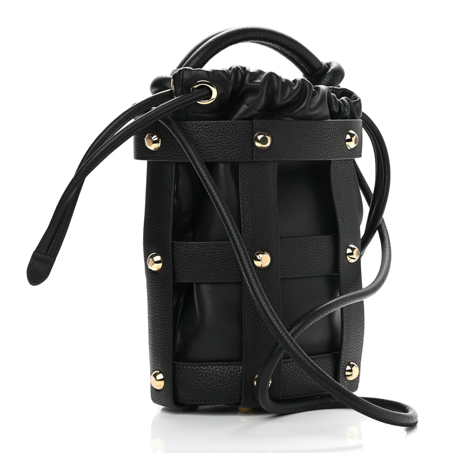 Calfskin Cage Bag Black