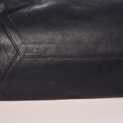 Balenciaga Calfskin Papier Ligne A5 Flap Tote Bleu Roi Black 10 of 13