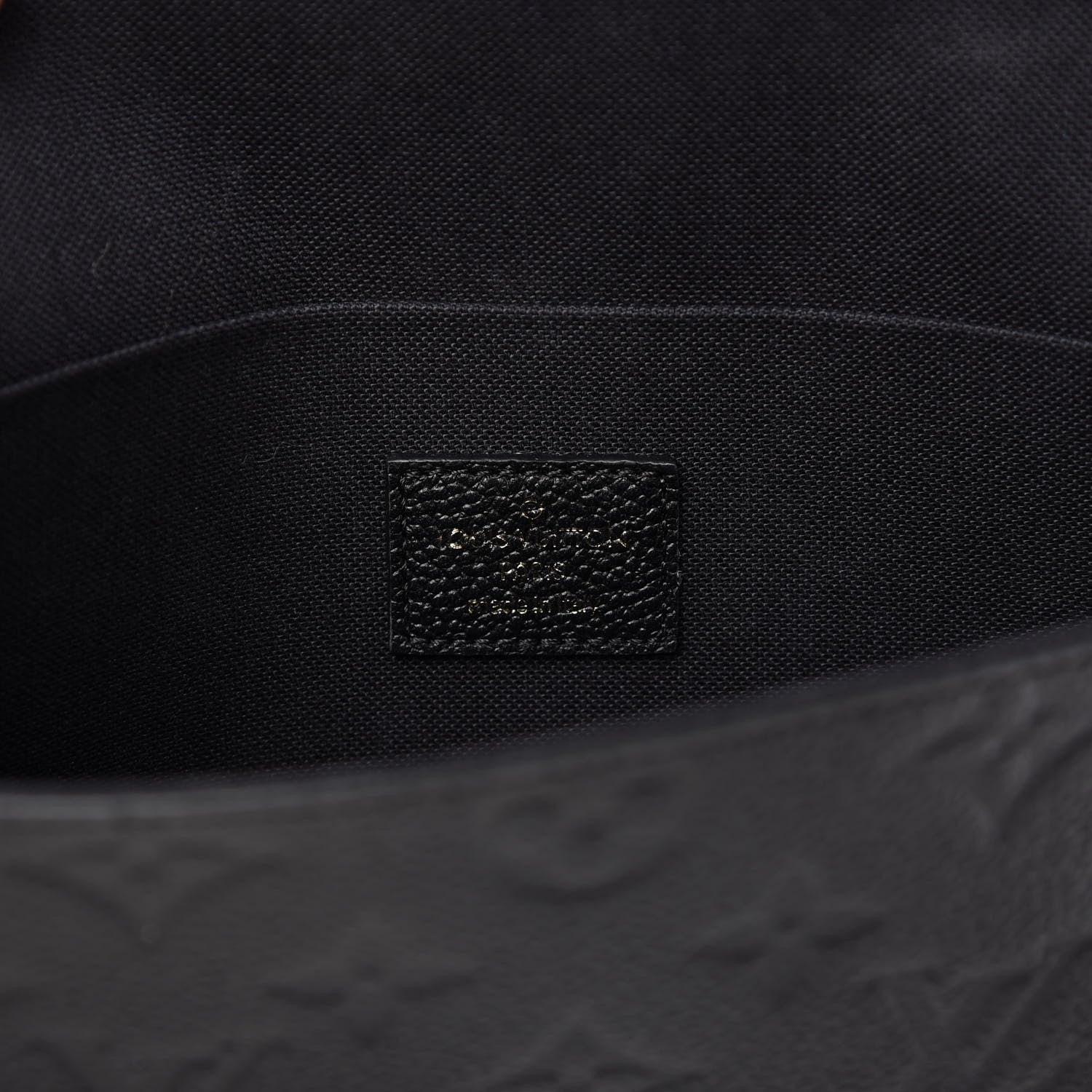 Louis Vuitton Empreinte Pochette Felicie Chain Wallet Black 9 of 11