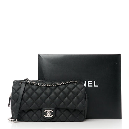 Chanel Caviar Quilted Jumbo Easy Flap Black 13 of 13
