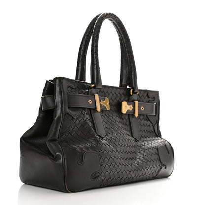 Bottega Veneta Nappa Intrecciato Shoulder Bag Moro 2 of 10